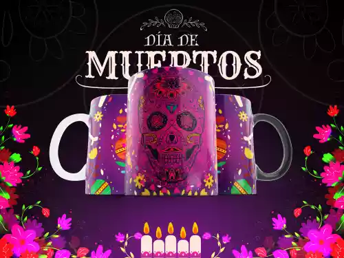 vectores plantilas DÍA DE MUERTOS,FESTEJO,